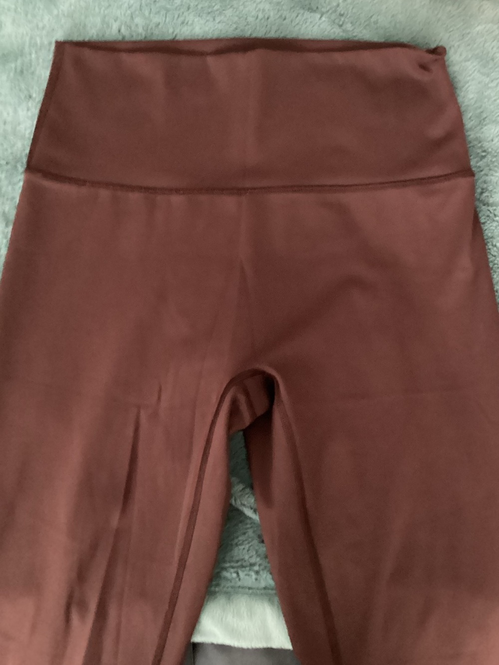 Women’s Aerie Chill Play Move Maroon Leggings feel like butter Sz Lg
